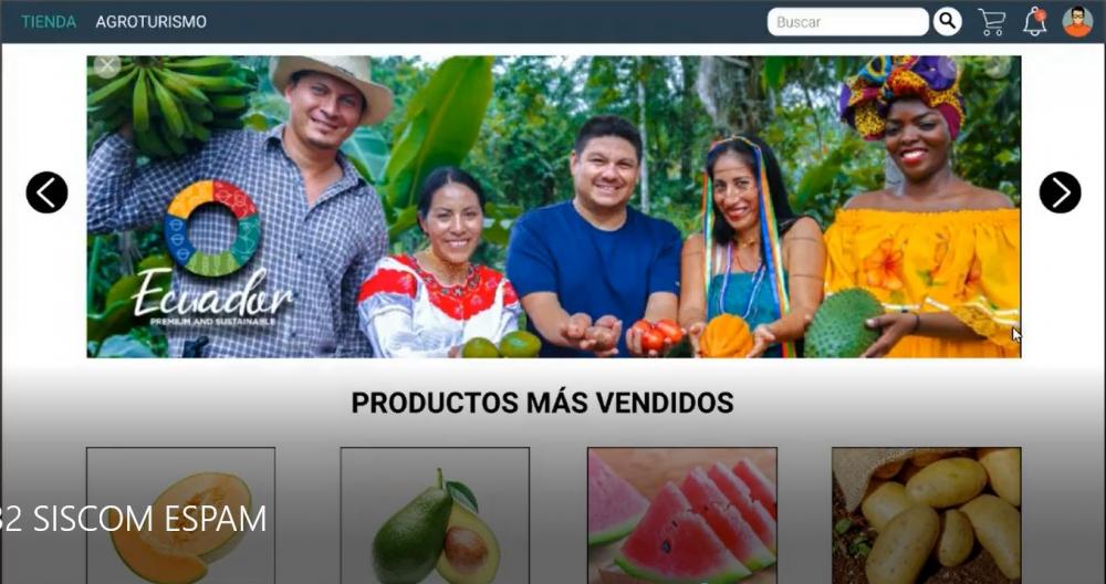 Ecuadorian youth develop virtual platform to overcome the pandemic and foster agricultural trade and rural tourism in Ecuador.